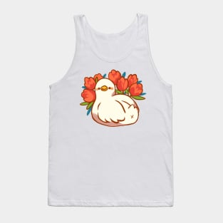 Duck Butt with Tulips Tank Top